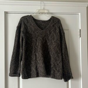 J. McLaughlin Brown/Grey Sweater Medium